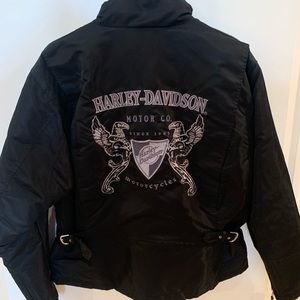 Harley Davison Women’s XLVinylJacket never been worn no tags Excellent condition